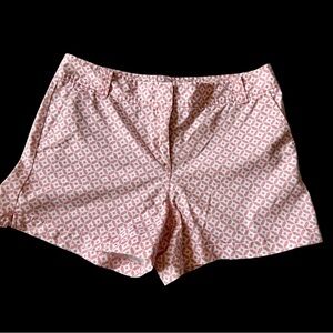 New York & Company Pink Geometric Women's Shorts